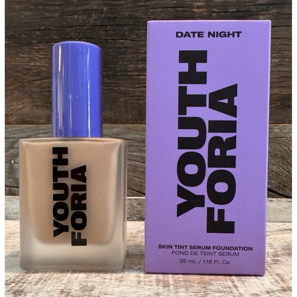Youth Foria Date Night Skin Tint Serum Foundation #320 Light-Med | DISCONTINUED